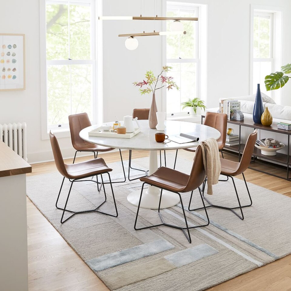 Liv Round Marble Dining Table West Elm Australia